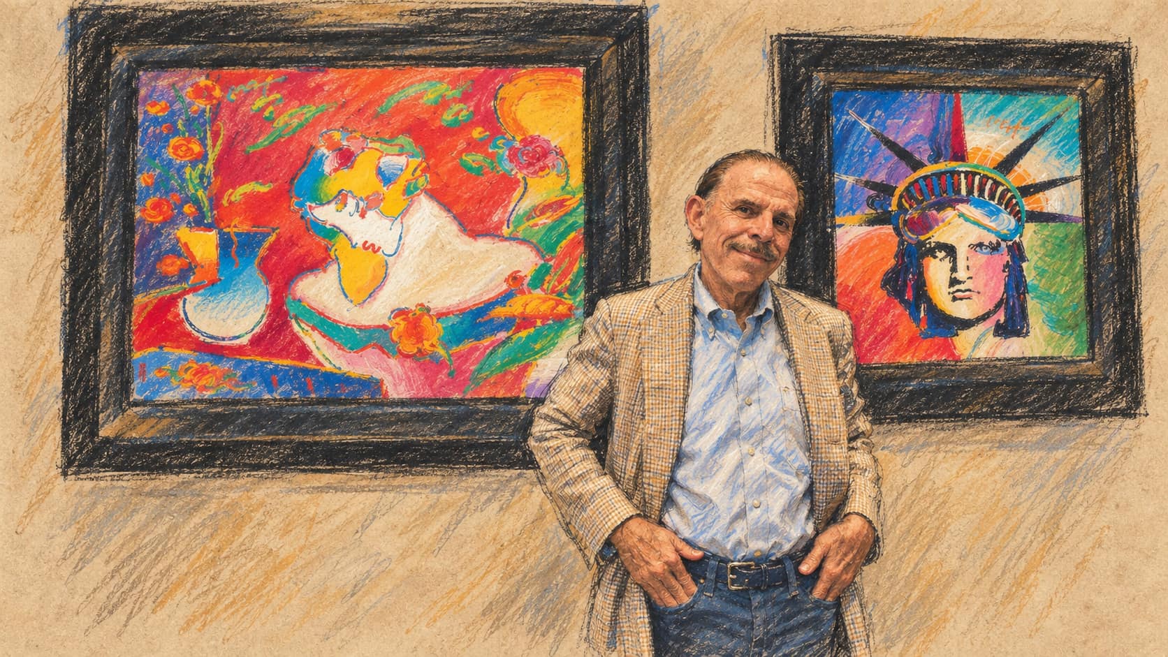 Image de l’article : La famille annonce la mort de l'artiste pop juif Peter Max à 88 ans