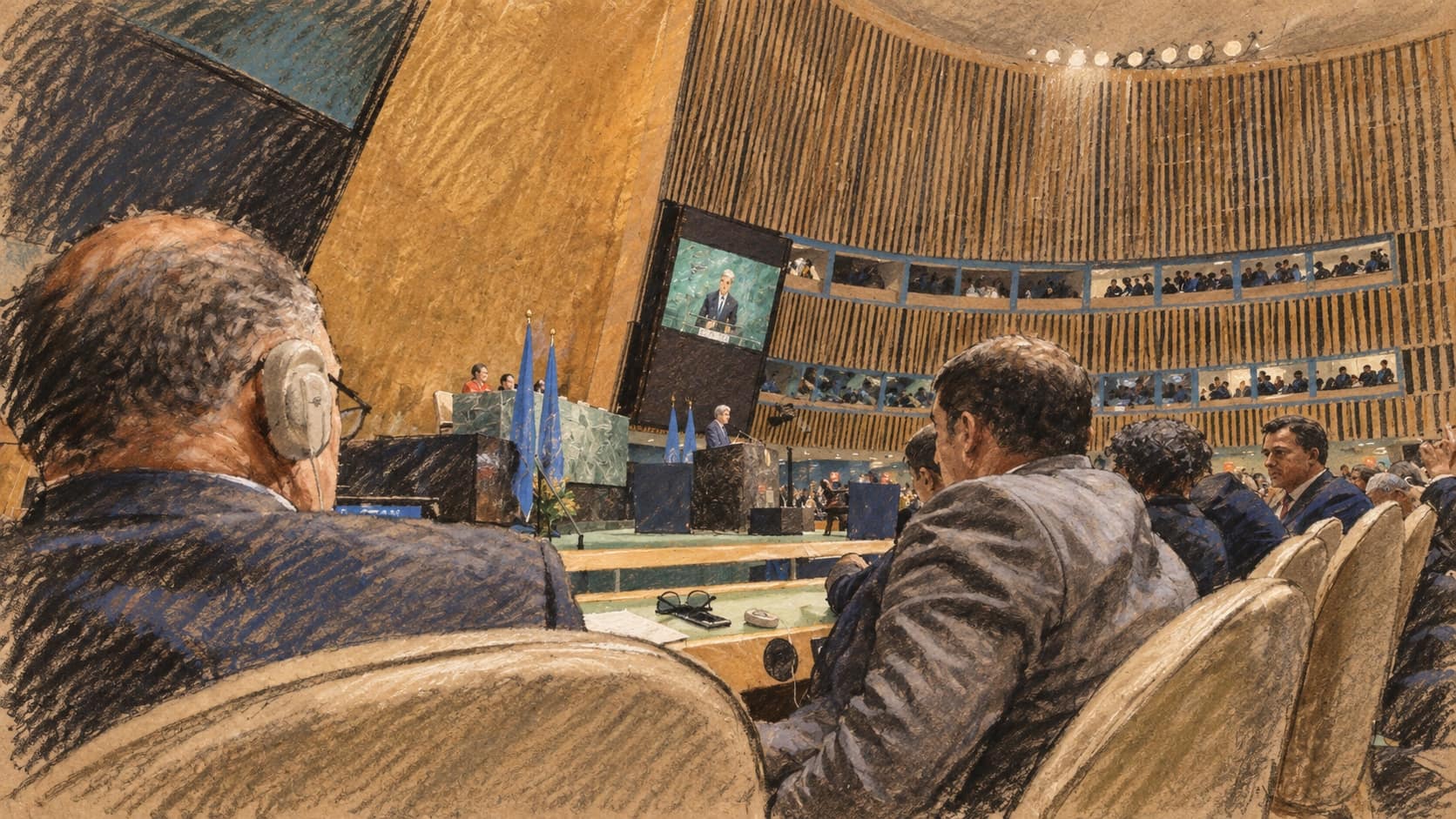 Bild zum Artikel: Tonga erklärt, sein Delegierter sei bei Netanyahus UN-Rede sitzen geblieben, und bestreitet Beteiligung am Auszug