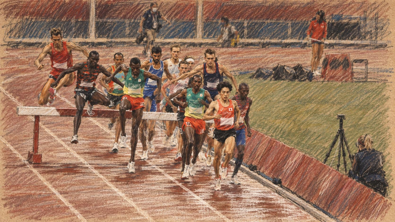 Obrázek k článku: Japonec Ryuji Miura získal zlato v běhu na 3,000 metrů překážek na Asijských hrách rekordem her 8:17.36