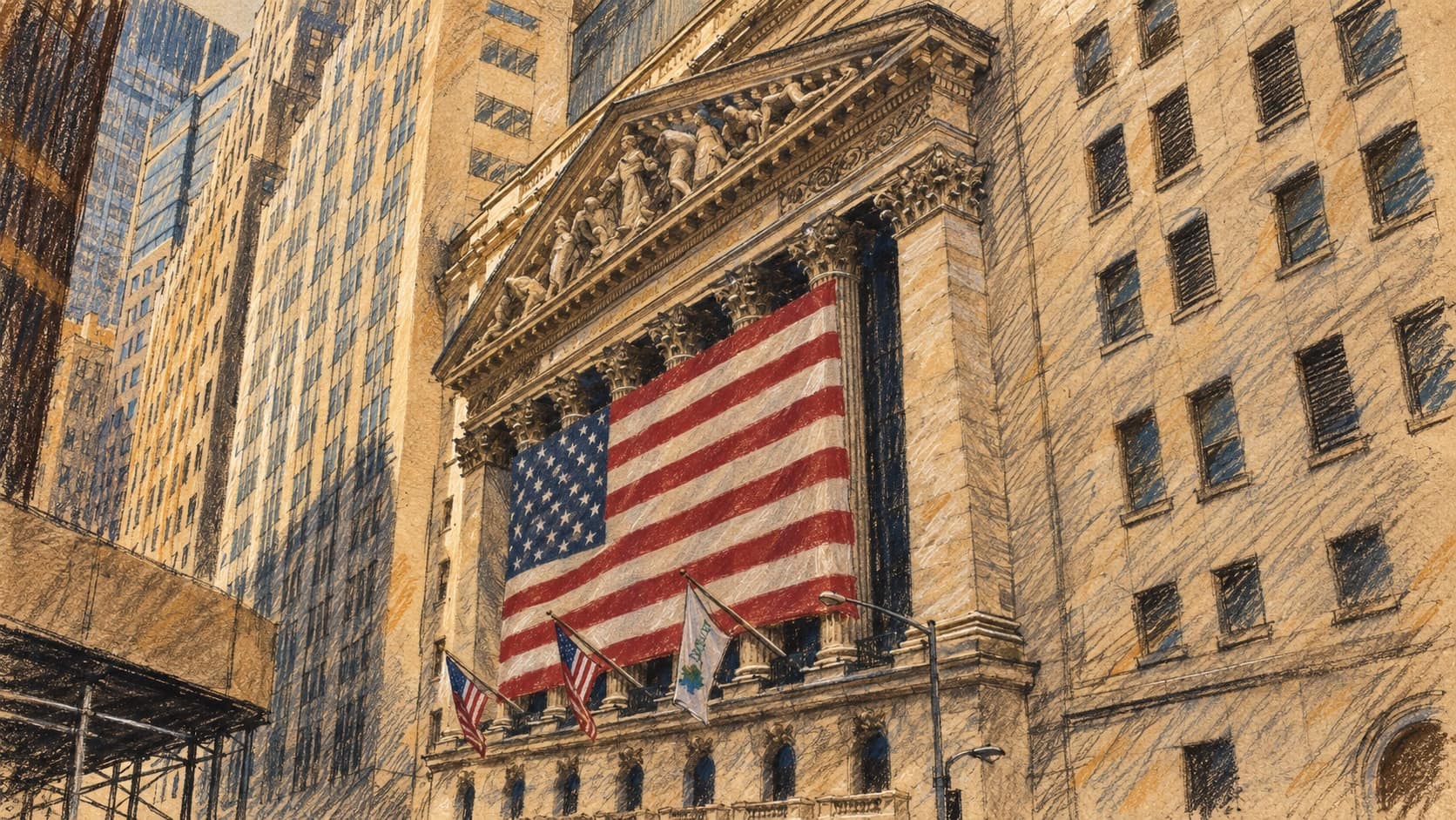 Obrázek k článku: Americké akcie uzavřely níže, index S&P 500 klesl o 0.8% a výnosy státních dluhopisů vzrostly
