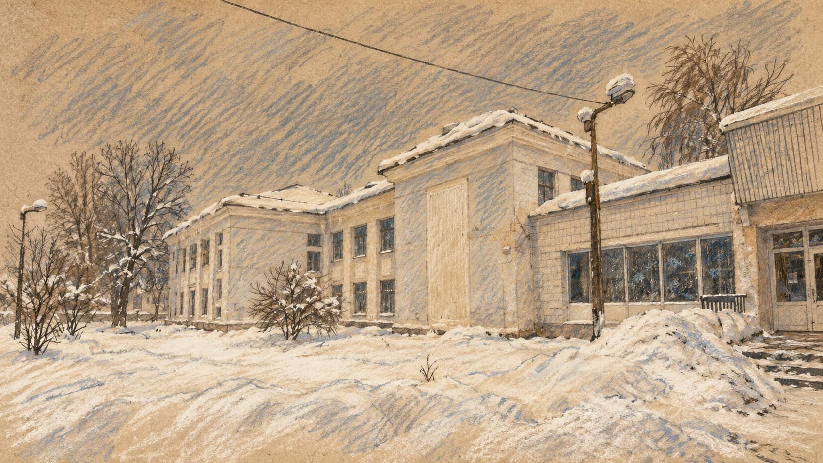 Bild zum Artikel: Russische Drohne trifft Schule in Kyjiw, während über 100 Schüler und etwa 60 Beschäftigte im Schutzraum sind