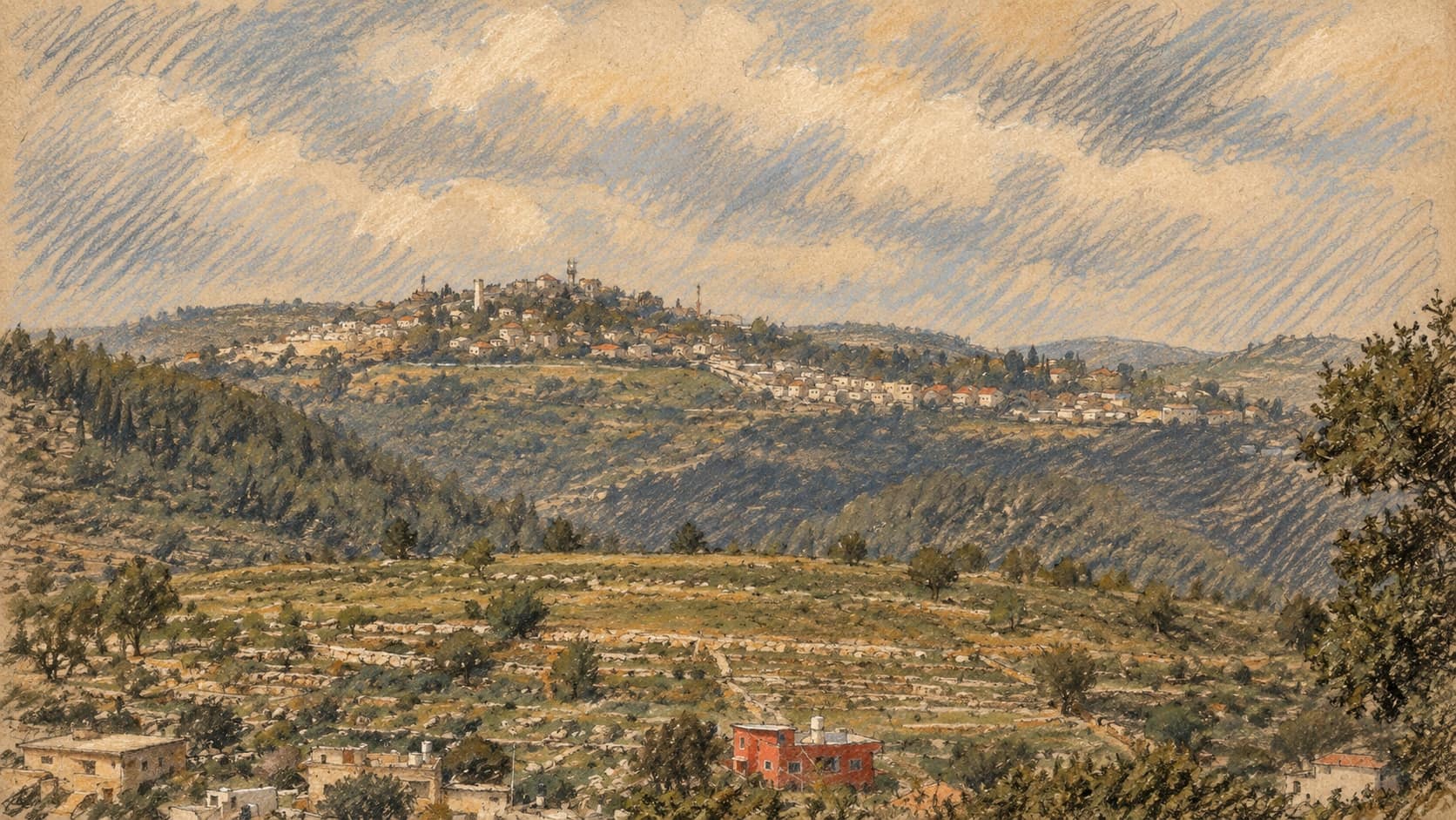 תמונה לכתבה: כתובות גרפיטי בדיר ניזאם מאיימות על אלוף פיקוד המרכז אבי בלוט