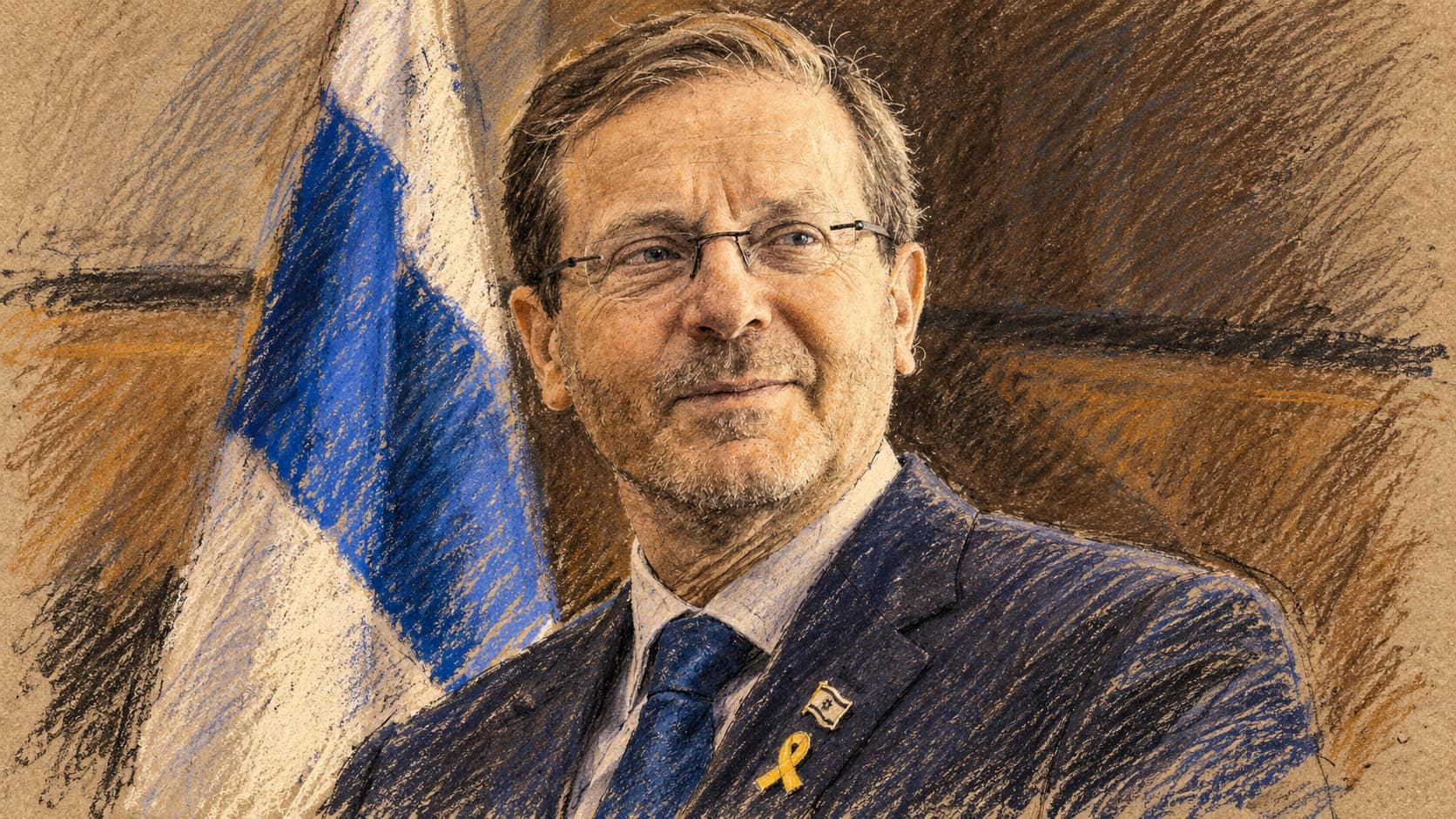 Image de l’article : Herzog allume une bougie commémorative au troisième anniversaire de l’attaque du 7 octobre