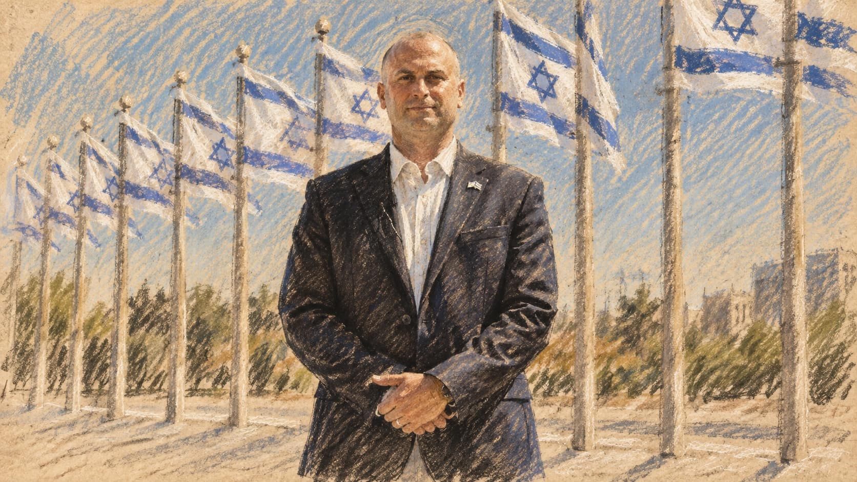 תמונה לכתבה: גורמים במשטרה קושרים לפי הדיווח את חבר הכנסת קרויזר ומנהל מפלגתו לעימות במצפה יריחו
