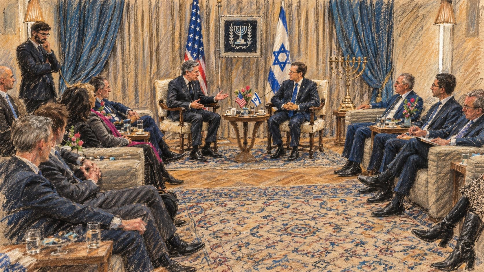 תמונה לכתבה: הרצוג העניק לארגון הבונדס את עיטור נשיא המדינה