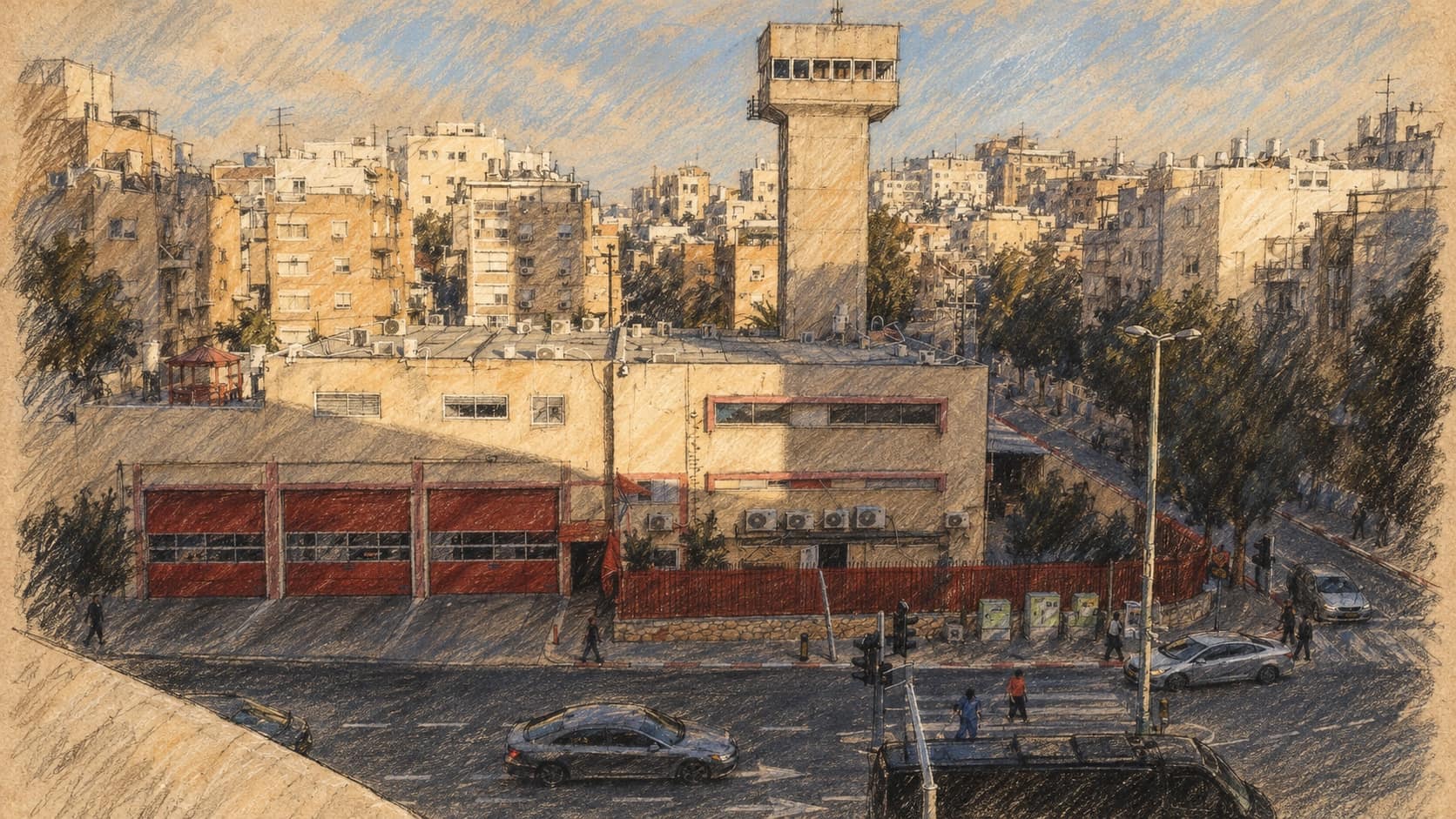 תמונה לכתבה: מפגינים ניסו להיכנס לבניין המשמש חיילים חרדים בבני ברק