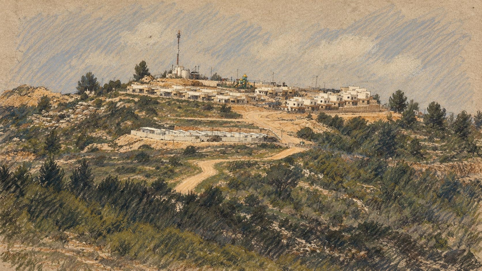 תמונה לכתבה: צה״ל רודף אחר חשוד לאחר שאזרח ישראלי נפגע מרכב סמוך לעטרת