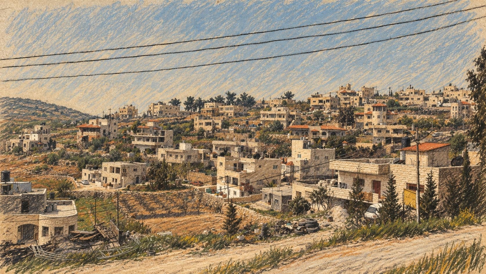 תמונה לכתבה: דיווחים: פלסטיני נפצע מירי בבית אומר