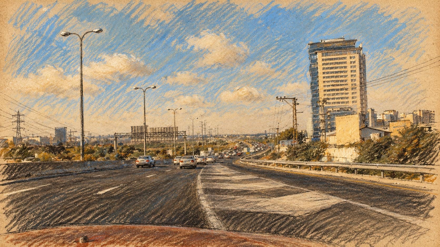 תמונה לכתבה: גבר בן 35 נפצע באורח בינוני בהתנגשות בכביש 4 ליד אמונים