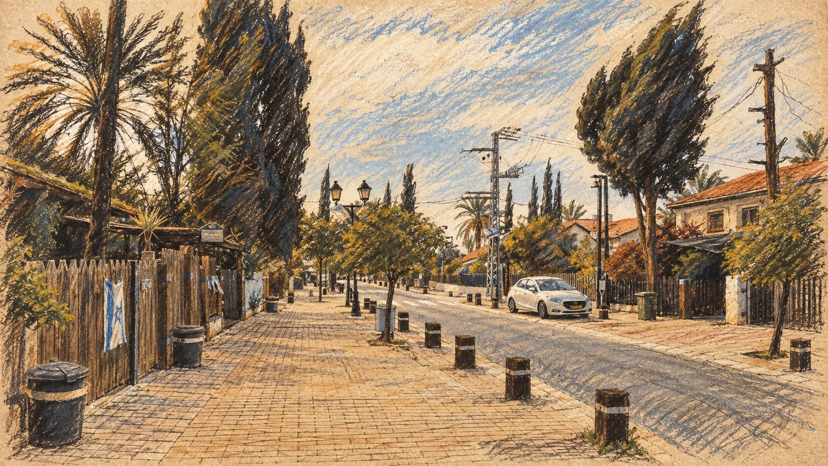 תמונה לכתבה: מזכרת בתיה קובעת הגבלות תנועה ב־1 בנובמבר להתקנת פסי האטה ברחוב הלזנר