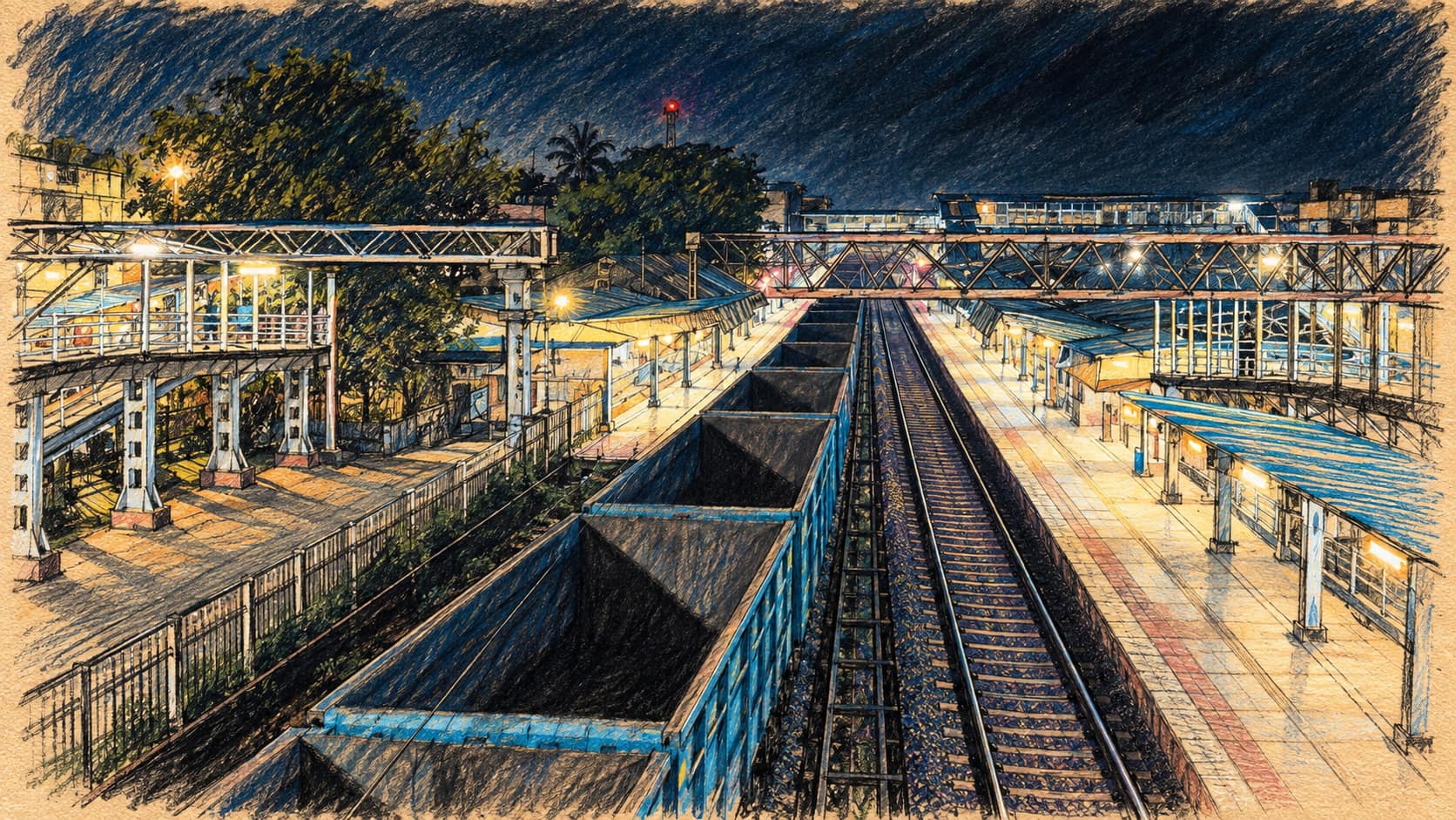 ภาพสำหรับ: อินเดียสร้างเส้นทางรถไฟเฉพาะขนส่งสินค้า 2,800 กิโลเมตรเสร็จสมบูรณ์
