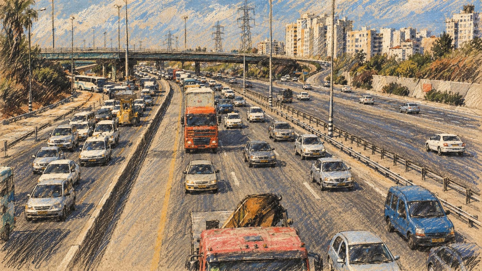 Εικόνα για: Διαδηλωτές αποκλείουν τον Δρόμο 4 στη Γκέχα λόγω συλλήψεων για τη στράτευση