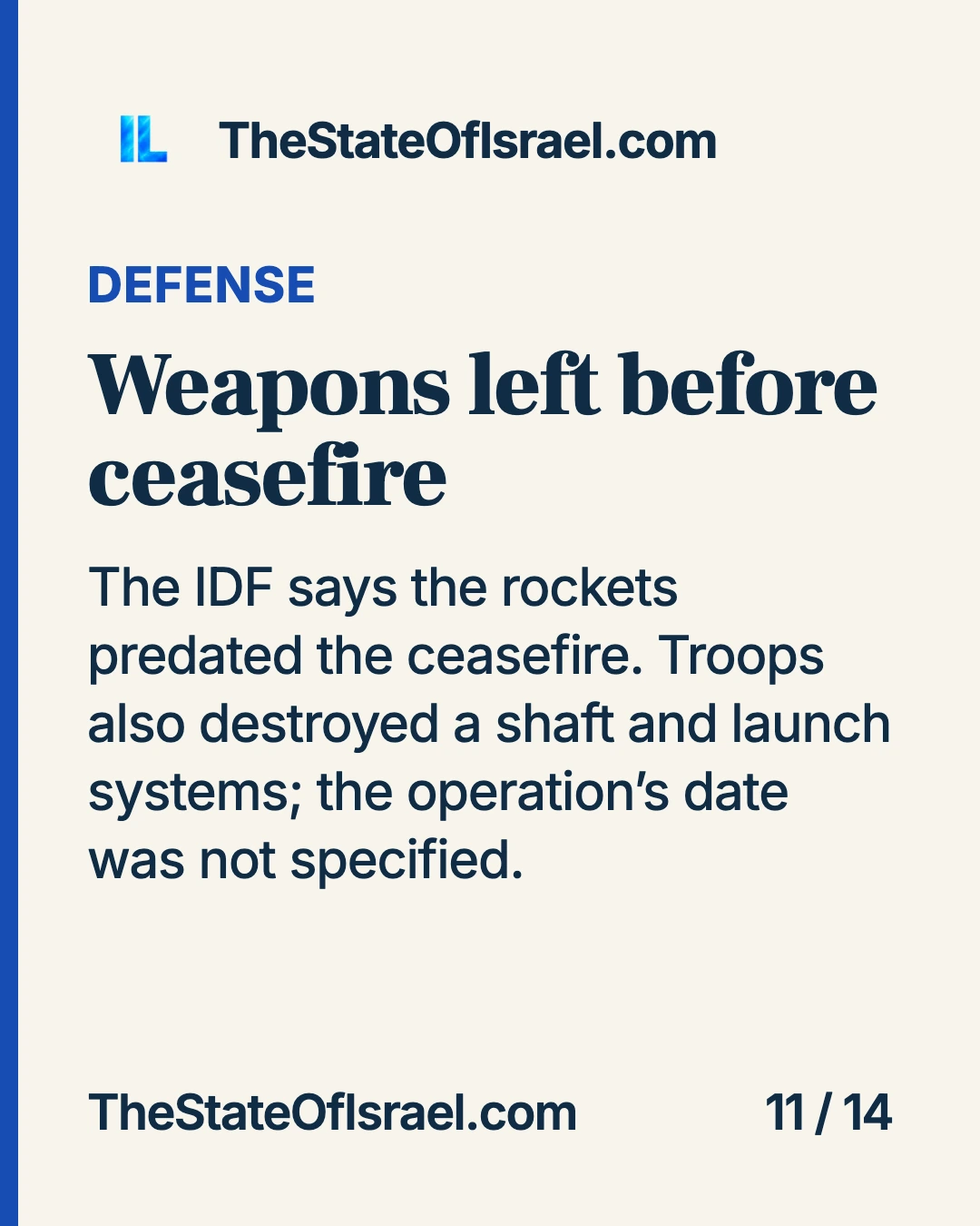 The IDF’s account. The 15 September 2026 visual edition brings together diplomacy, inflation, technology, railway services, defense and local life in Israel.